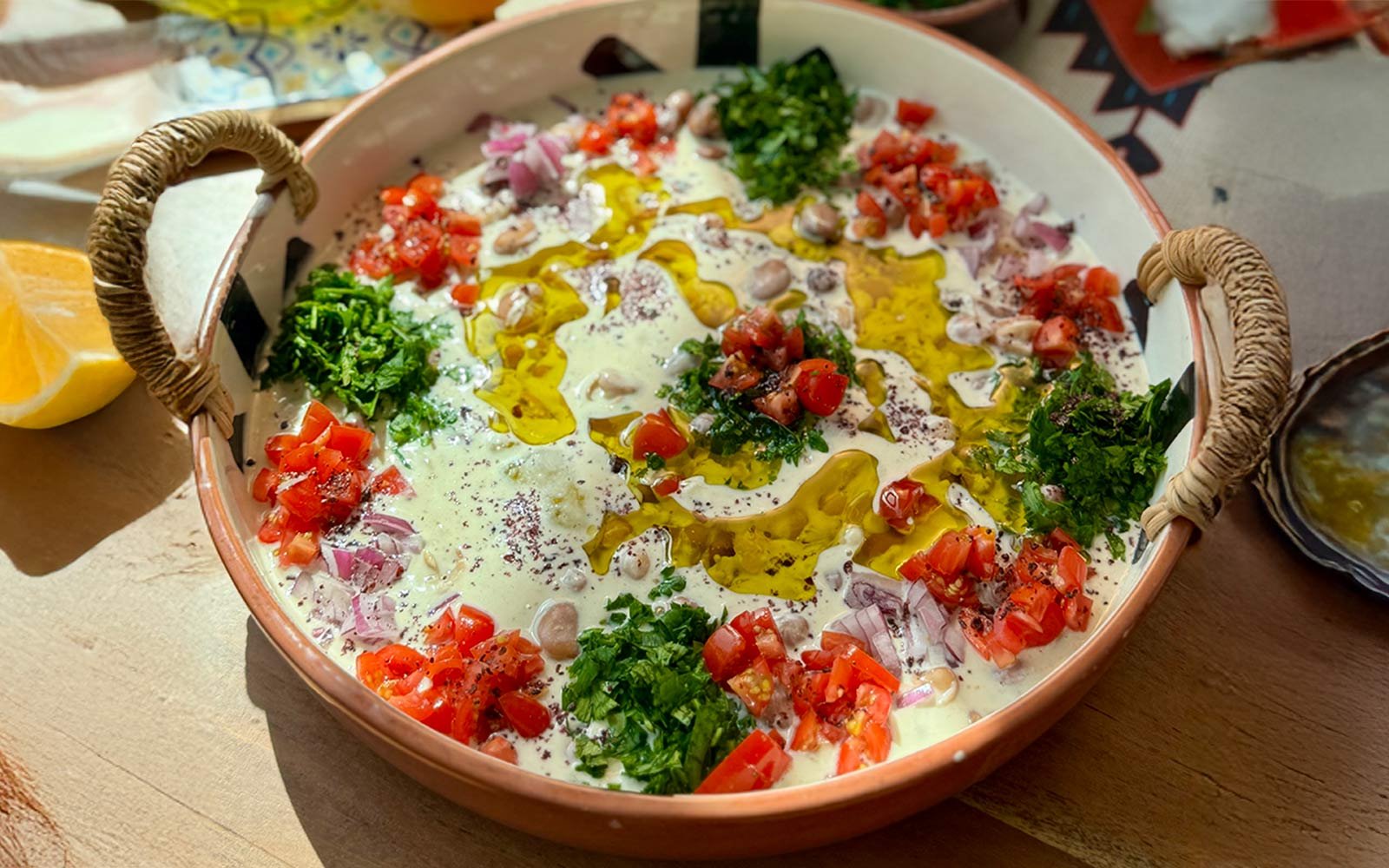 Foul with Tahini Sauce