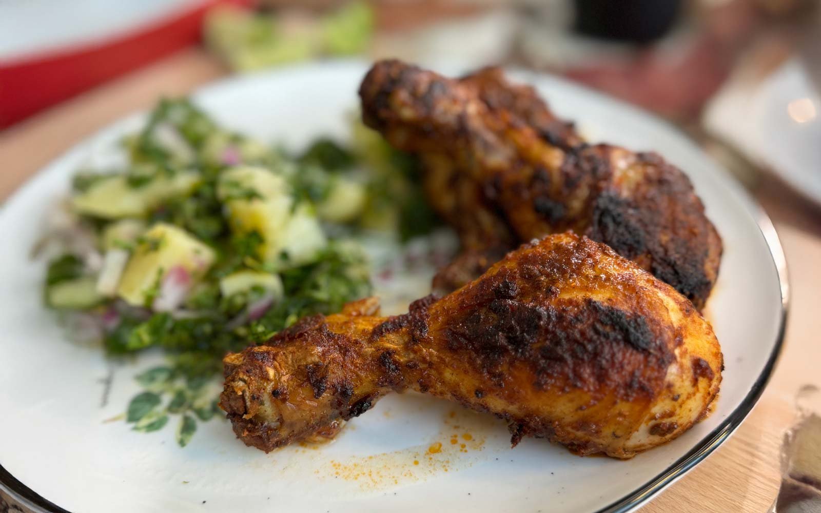 Spiced paprika drumsticks